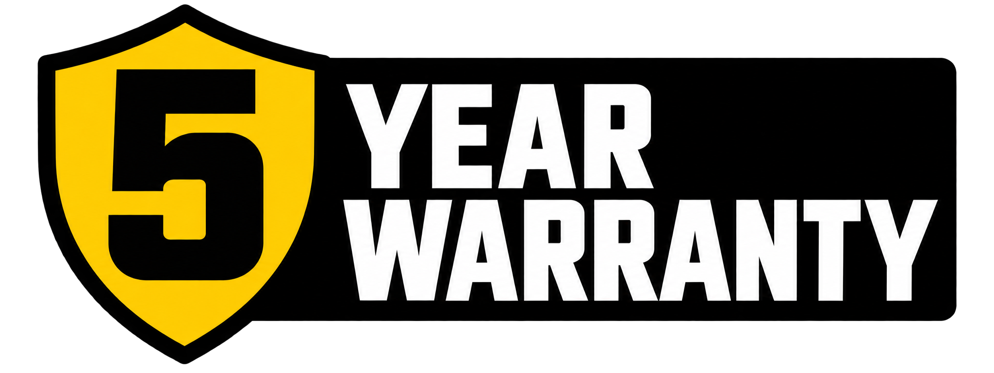 5 year warranty